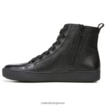 αθλητικά παπούτσια | ψηλό sneaker morrison H4LTB287 Naturalizer γυναίκες μαύρο δέρμα - Image 3