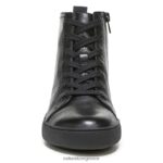 αθλητικά παπούτσια | ψηλό sneaker morrison H4LTB287 Naturalizer γυναίκες μαύρο δέρμα - Image 5
