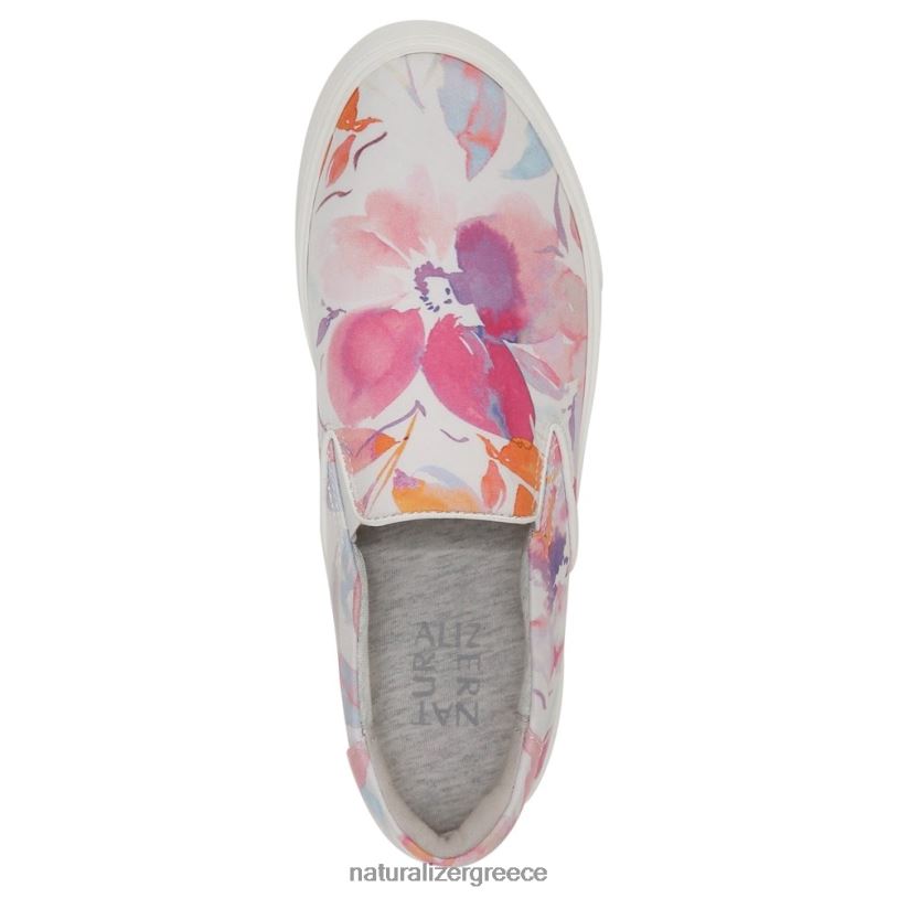 αθλητικά παπούτσια | marianne 2.0 slip on sneaker H4LTB354 Naturalizer γυναίκες λευκό/ροζ φλοράλ ύφασμα - Image 4