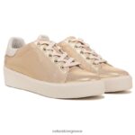 αθλητικά παπούτσια | sneaker με κορδόνια morrison 2.0 H4LTB94 Naturalizer γυναίκες χρυσό δέρμα