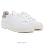 αθλητικά παπούτσια | sneaker με κορδόνια morrison 2.0 H4LTB91 Naturalizer γυναίκες λευκό/τρυγόνι δέρμα