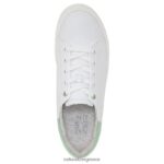 αθλητικά παπούτσια | sneaker με κορδόνια morrison 2.0 H4LTB92 Naturalizer γυναίκες λευκό/πράσινο δέρμα μέντας - Image 4
