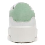 αθλητικά παπούτσια | sneaker με κορδόνια morrison 2.0 H4LTB92 Naturalizer γυναίκες λευκό/πράσινο δέρμα μέντας - Image 6