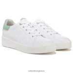 αθλητικά παπούτσια | sneaker με κορδόνια morrison 2.0 H4LTB92 Naturalizer γυναίκες λευκό/πράσινο δέρμα μέντας