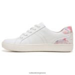 αθλητικά παπούτσια | sneaker morrison H4LTB235 Naturalizer γυναίκες λευκό/ροζ φλοράλ δέρμα - Image 3