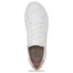 αθλητικά παπούτσια | sneaker morrison H4LTB235 Naturalizer γυναίκες λευκό/ροζ φλοράλ δέρμα - Image 4