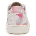 αθλητικά παπούτσια | sneaker morrison H4LTB235 Naturalizer γυναίκες λευκό/ροζ φλοράλ δέρμα - Image 6