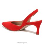 αντλίες | 27 επεξεργασία αντλία felicia H4LTB143 Naturalizer γυναίκες ρετρό κόκκινο δέρμα παπαρούνας - Image 8