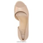 αντλίες | ανθεκτική αντλία peep toe H4LTB539 Naturalizer γυναίκες μελόψωμο μπεζ πατέντα lthr - Image 4
