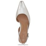 αντλίες | αντλία slingback dalary H4LTB105 Naturalizer γυναίκες ασημί δέρμα - Image 4