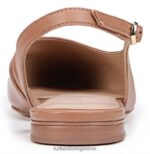 διαμερίσματα | 27 επεξεργάζομαι makenna flat H4LTB384 Naturalizer γυναίκες δέρμα καφέ φουντουκιού - Image 6