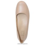 διαμερίσματα | Διαμέρισμα μπαλέτου maxwell H4LTB175 Naturalizer γυναίκες δέρμα κρεμ μπρουλέ - Image 4