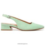 διαμερίσματα | φόρεμα lesley flat H4LTB590 Naturalizer γυναίκες πράσινο σουέτ μέντας - Image 2