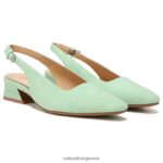 διαμερίσματα | φόρεμα lesley flat H4LTB590 Naturalizer γυναίκες πράσινο σουέτ μέντας