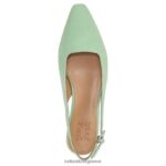 διαμερίσματα | φόρεμα lesley flat H4LTB590 Naturalizer γυναίκες πράσινο σουέτ μέντας - Image 4