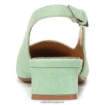 διαμερίσματα | φόρεμα lesley flat H4LTB590 Naturalizer γυναίκες πράσινο σουέτ μέντας - Image 6