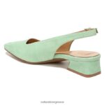 διαμερίσματα | φόρεμα lesley flat H4LTB590 Naturalizer γυναίκες πράσινο σουέτ μέντας - Image 8