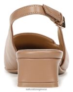 διαμερίσματα | lindsey slingback επίπεδη H4LTB56 Naturalizer γυναίκες δέρμα καφέ φουντουκιού - Image 6