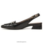διαμερίσματα | lindsey slingback επίπεδη H4LTB57 Naturalizer γυναίκες μαύρο δέρμα - Image 3