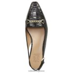 διαμερίσματα | lindsey slingback επίπεδη H4LTB57 Naturalizer γυναίκες μαύρο δέρμα - Image 4