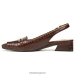 διαμερίσματα | lindsey slingback επίπεδη H4LTB58 Naturalizer γυναίκες καφέ μπρούνο δέρμα - Image 3