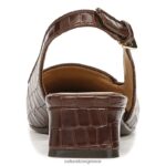 διαμερίσματα | lindsey slingback επίπεδη H4LTB58 Naturalizer γυναίκες καφέ μπρούνο δέρμα - Image 6