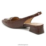 διαμερίσματα | lindsey slingback επίπεδη H4LTB58 Naturalizer γυναίκες καφέ μπρούνο δέρμα - Image 8