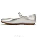 διαμερίσματα | maxwell mary jane flat H4LTB49 Naturalizer γυναίκες ασημί δέρμα - Image 3