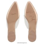 μουλάρια | pyaar mule H4LTB101 Naturalizer γυναίκες μεταξωτό λευκό ύφασμα - Image 7