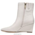 μπότες | μποτάκι dario wedge H4LTB652 Naturalizer γυναίκες σατέν μαργαριτάρι δέρμα - Image 3