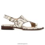 σανδάλια | 27 edit eris sandal H4LTB611 Naturalizer γυναίκες ιβουάρ δέρμα κόμπρα - Image 2