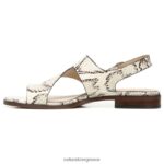 σανδάλια | 27 edit eris sandal H4LTB611 Naturalizer γυναίκες ιβουάρ δέρμα κόμπρα - Image 3