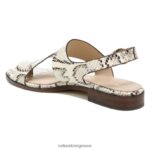 σανδάλια | 27 edit eris sandal H4LTB611 Naturalizer γυναίκες ιβουάρ δέρμα κόμπρα - Image 8