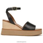 σανδάλια | brynn wedge σανδάλι H4LTB362 Naturalizer γυναίκες μαύρο δέρμα - Image 2