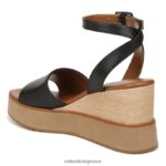 σανδάλια | brynn wedge σανδάλι H4LTB362 Naturalizer γυναίκες μαύρο δέρμα - Image 9