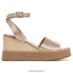 σανδάλια | brynn wedge σανδάλι H4LTB363 Naturalizer γυναίκες μαλακό χρυσό δέρμα - Image 2