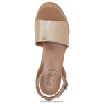 σανδάλια | brynn wedge σανδάλι H4LTB363 Naturalizer γυναίκες μαλακό χρυσό δέρμα - Image 4