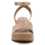 σανδάλια | brynn wedge σανδάλι H4LTB363 Naturalizer γυναίκες μαλακό χρυσό δέρμα - Image 5