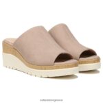 σανδάλια | πέδιλο ψυχής καλημέρας mule wedge H4LTB545 Naturalizer γυναίκες ελαφρύ γκρι συνθετικό