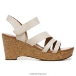 σανδάλια | πέδιλο cynthia wedge H4LTB368 Naturalizer γυναίκες δέρμα πορσελάνης - Image 2