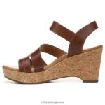 σανδάλια | πέδιλο cynthia wedge H4LTB369 Naturalizer γυναίκες δέρμα κανέλας - Image 3