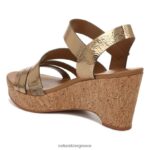 σανδάλια | πέδιλο cynthia wedge H4LTB372 Naturalizer γυναίκες ανοιχτό μπρονζέ δέρμα - Image 8