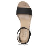 σανδάλια | σανδάλι areda wedge H4LTB317 Naturalizer γυναίκες μαύρο συνθετικό - Image 4