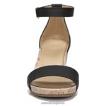σανδάλια | σανδάλι areda wedge H4LTB317 Naturalizer γυναίκες μαύρο συνθετικό - Image 5