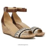 σανδάλια | σανδάλι areda wedge H4LTB318 Naturalizer γυναίκες πολυύφασμα/μαυρίσματος συνθετικό