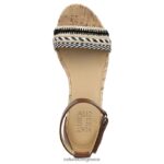 σανδάλια | σανδάλι areda wedge H4LTB318 Naturalizer γυναίκες πολυύφασμα/μαυρίσματος συνθετικό - Image 4