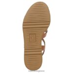 σανδάλια | σανδάλι barrett wedge H4LTB361 Naturalizer γυναίκες αγγλικό τσάι καφέ δέρμα - Image 7