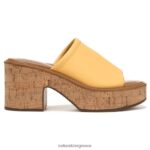 σανδάλια | σανδάλι cassie slide H4LTB620 Naturalizer γυναίκες κίτρινο συνθετικό - Image 2
