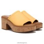 σανδάλια | σανδάλι cassie slide H4LTB620 Naturalizer γυναίκες κίτρινο συνθετικό