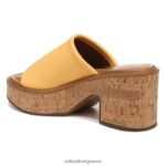 σανδάλια | σανδάλι cassie slide H4LTB620 Naturalizer γυναίκες κίτρινο συνθετικό - Image 8